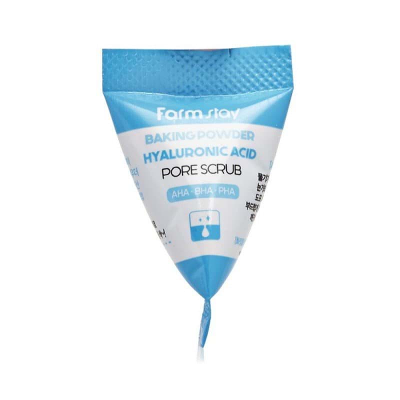 Скраб для обличчя FarmStay із содою та гіалоновою кислотою Baking Powder Hyaluronic Acid Pore Scrub, 7г