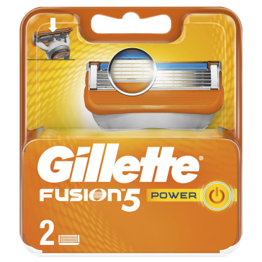 Сменные картриджи для бритья Gillette Fusion5 Power (2 шт) фото 4