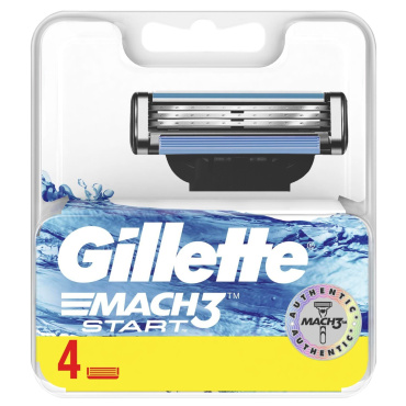 Змінні картриджі для гоління Gillette Mach 3 Start 4 шт