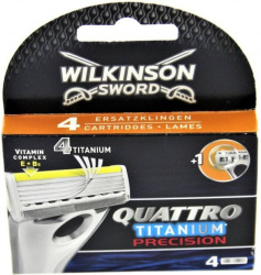 Сменные картриджи для бритья Wilkinson Sword Quattro Precision 4 шт