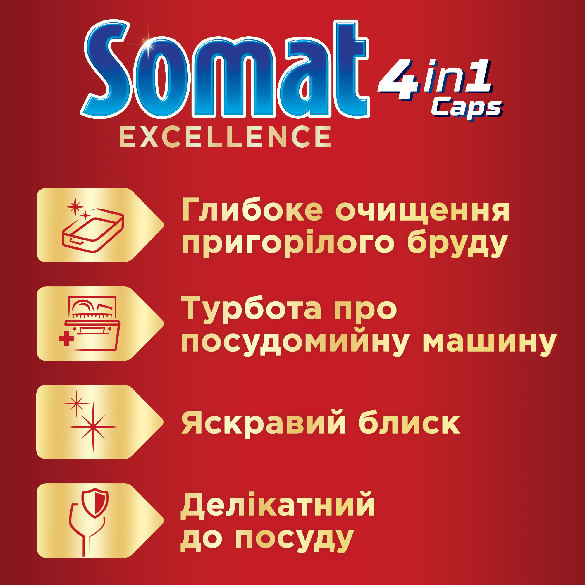 Somat таблетки д/посудомийних машин Exellence, 30шт
