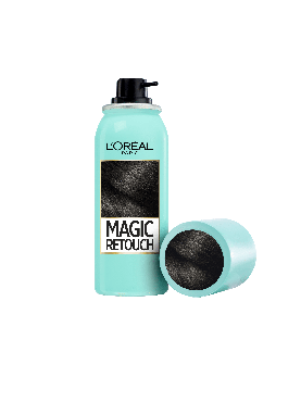 Спрей для зафарбовування сивих коренів L’Oréal Paris Magic Retouch відтінок 1 чорний, 75 мл фото 3