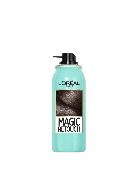 Спрей для зафарбовування сивих коренів L’Oréal Paris Magic Retouch відтінок 1 чорний, 75 мл фото 1
