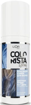 Фарбуючий Спрей для волосся L’Oréal Paris Colorista Spray відтінок Блакитне волосся, 75 мл
