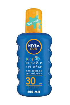 Детский солнцезащитный спрей NIVEA SUN 200 мл 