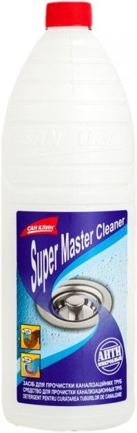 Очиститель для труб SAN CLEAN мастер клинер 1.2 л