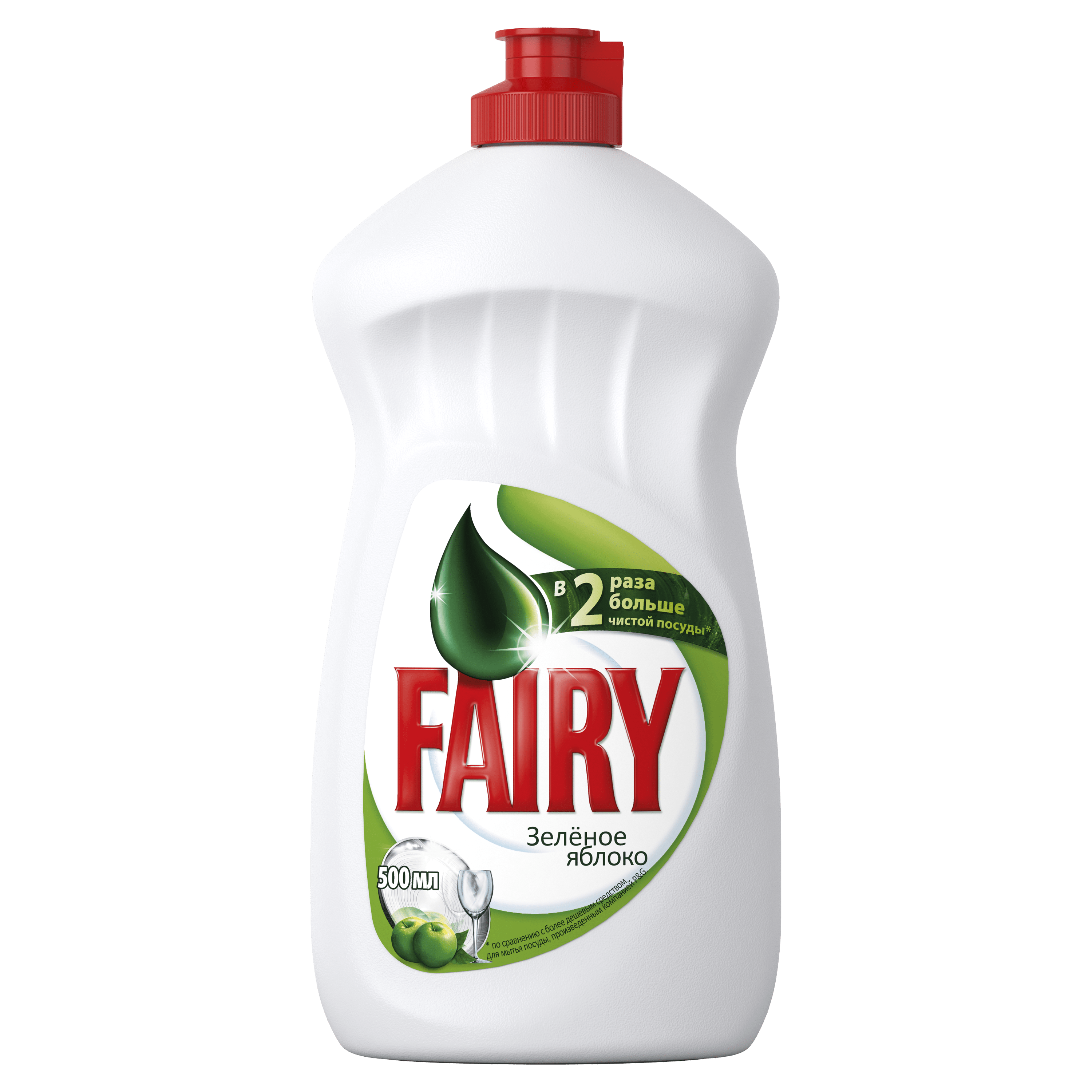 Средство для мытья посуды Fairy Зеленое яблоко, 500 мл