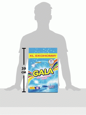 Стиральный порошок Gala Автомат Морская свежесть для цветного белья 4 кг фото 1