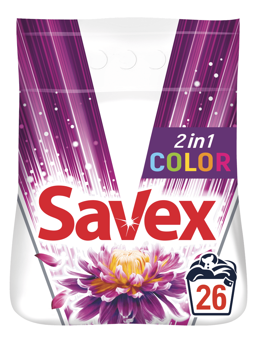 Стиральный порошок Savex PARFUM LOCK 2in1 Color 4 кг