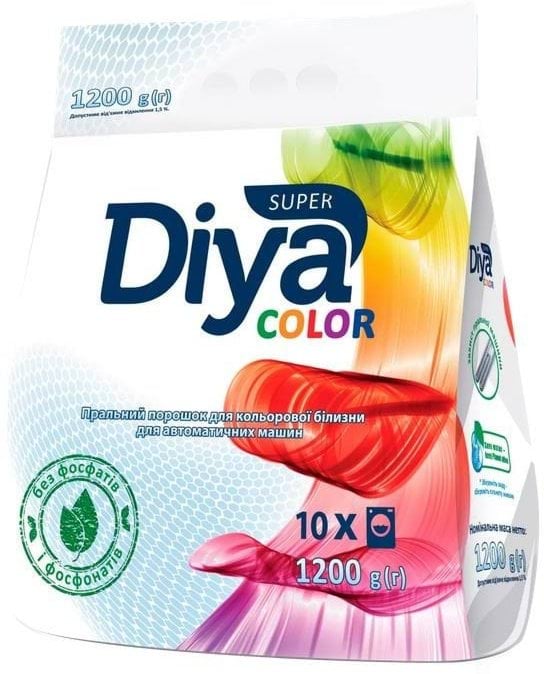 Пральний порошок Super Diya Color для кольорової білизни 1.2 кг