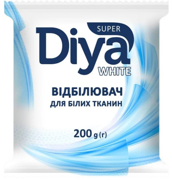 Відбілювач Super Diya для білих тканин 200 г