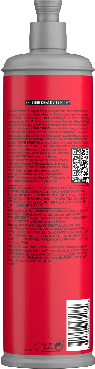 Кондиціонер для волосся Tigi Bed Head Resurrection 600 мл фото 1