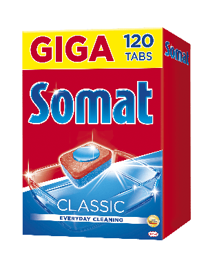 Таблетки для посудомийної машини Somat Classic, 120 шт