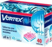 Таблетки для посудомоечных машин Vortex all in 1, 40 шт