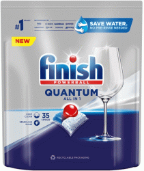 Таблетки для посудомийних машин FINISH Quantum Ultimate 35 шт
