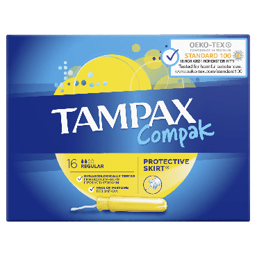 Тампони Tampax Compak Regular з аплікатором 16 шт фото 1