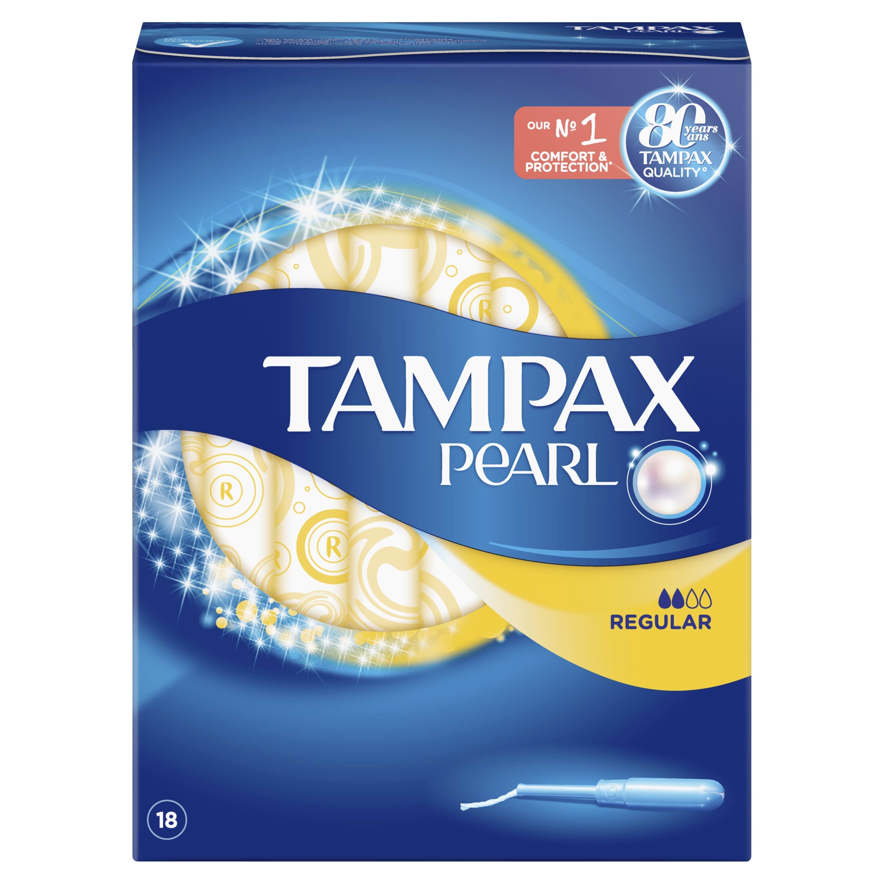 Тампоны Tampax Pearl Regular с апликатором 18 шт