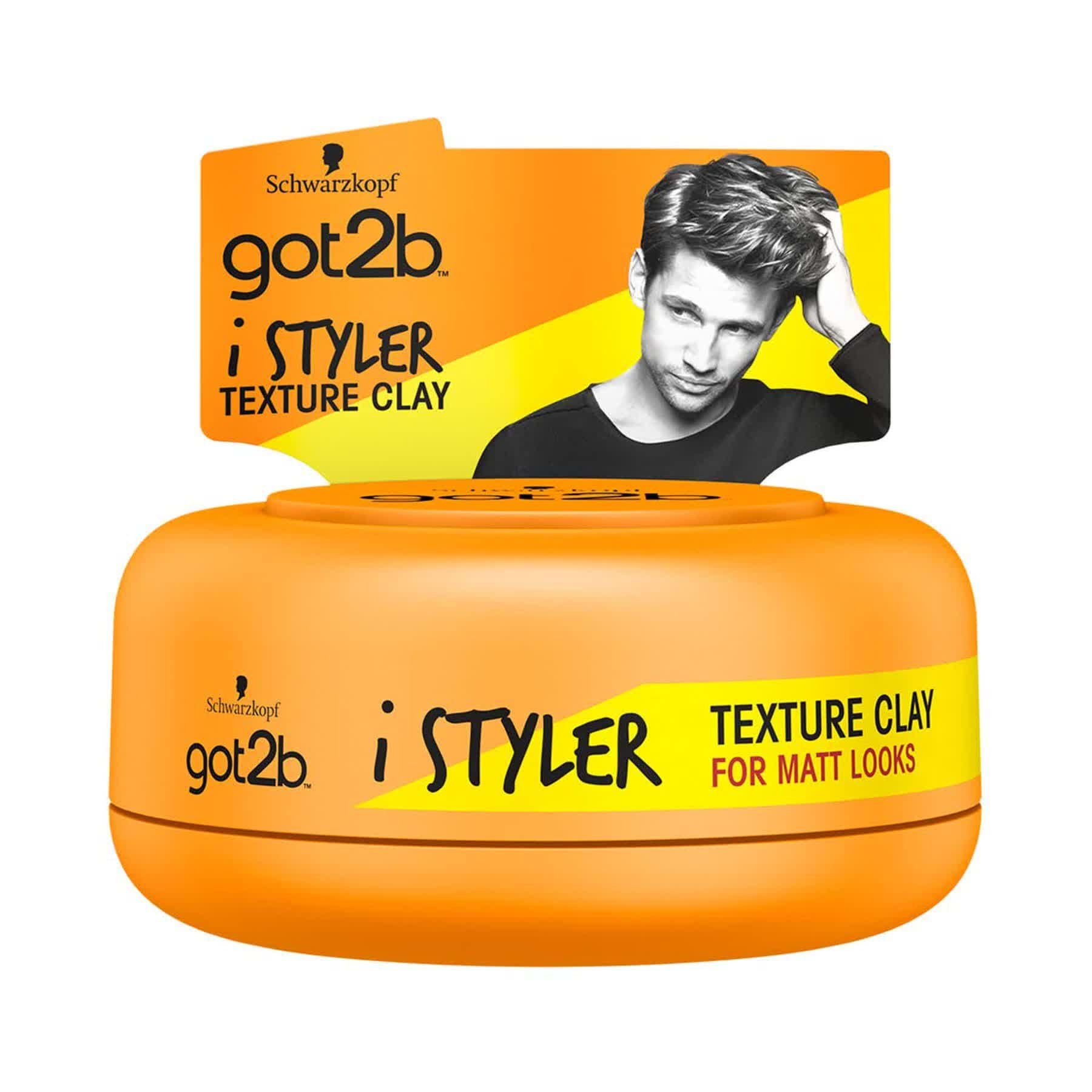 Текстурувальна глина для волосся got2b by Schwarzkopf Stylers, 75 мл