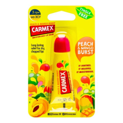 Бальзам для губ в тубе Carmex Манго и Персик Peach&Mango, 10 г