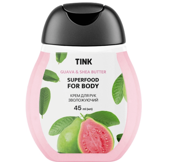 Tink крем для рук увлажняющий с экстрактом Гуавы Superfood for body, 45мл