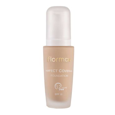 Тональная основа FLORMAR PERFECT COVERAGE 100, 30 мл