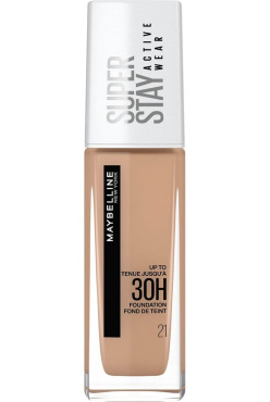 Тональний крем для обличчя Maybelline New York Super Stay 30H, відтінок 21 Nude Beige, 30 мл