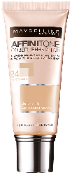 Тональный крем для лица Maybelline New York Affinitone Совершенный тон № 24 золотисто-бежевый, 30 мл
