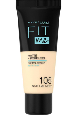 Тональный крем Maybelline New York Fit Me Matte + Poreless оттенок 105, 30 мл