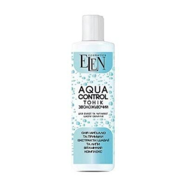 Тонік Elen Cosmetics Aqua Control зволожуючий, для сухої і чутливої ​​шкіри, 200 мл