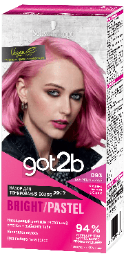 Тонувальна фарба для волосся got2b Farb Artist Farb Artist 093 Шокуючий рожевий 80 мл