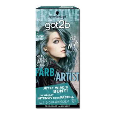Тонирующая краска для волос got2b Farb Artist Farb Artist 097 Морская русалка 80 мл