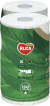 Туалетний папір Ruta Selecta з ароматом ромашки Біла 150 відривів 3 шари 4 рулони