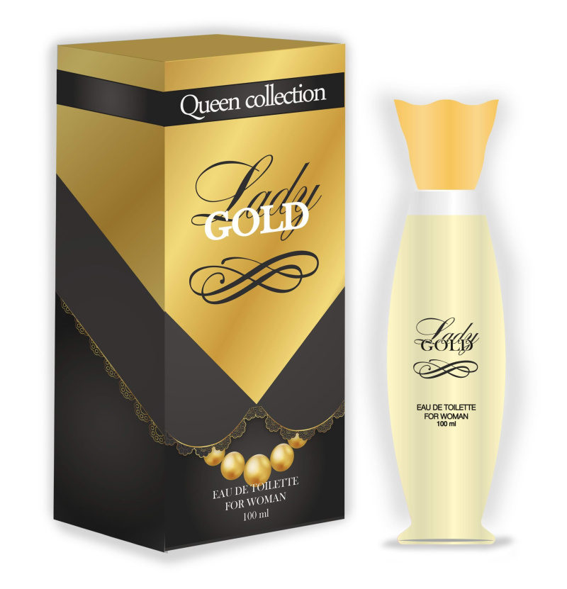 Туалетная вода Queen collection Lady Gold женская 100мл - купить по ...
