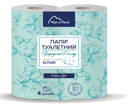 Туалетная бумага MARI e MONTI, 4 шт