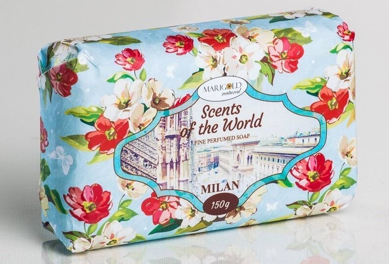 Твердое туалетное мыло "Милан" ТМ "Marigold natural", 150г