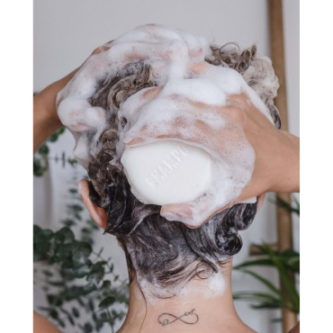 Твердий шампунь Nature Box для живлення волосся з аргановою олією холодного віджиму 85 г фото 3