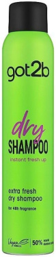 Сухий шампунь Got2b by Schwarzkopf Fresh it Up! Екстра-свіжість 200 мл