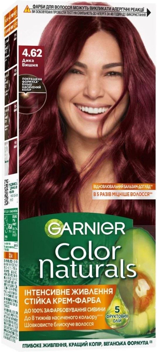 Фарба для волосся Garnier Color Naturals № 4.62 Дика вишня