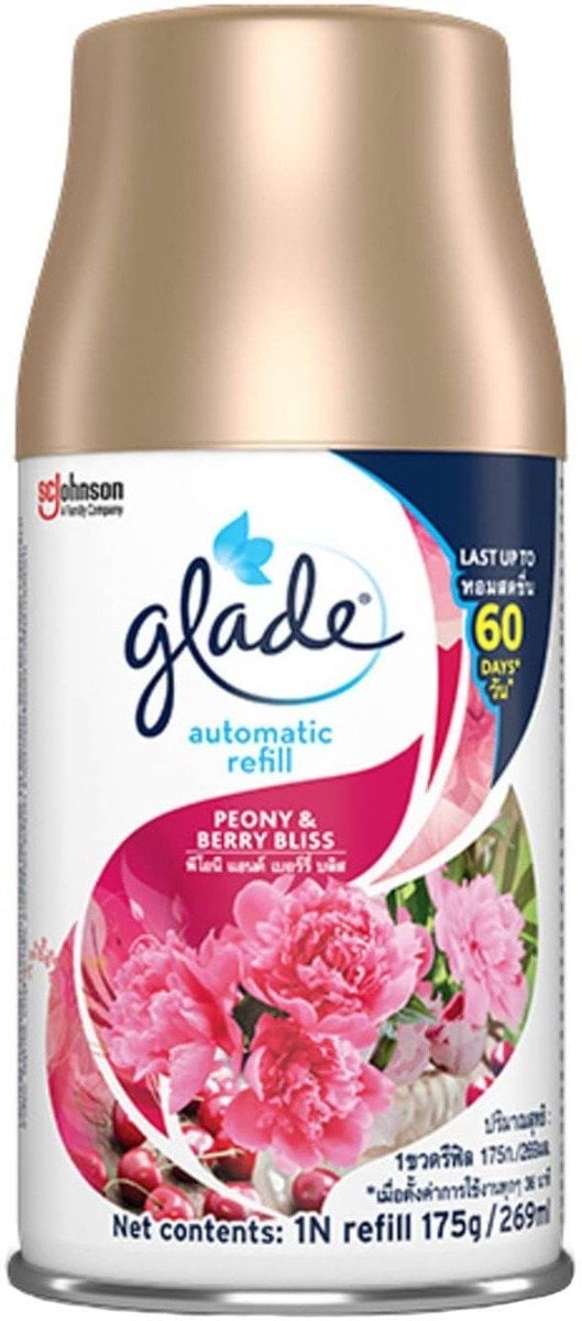 Універсальний змінний балон до автоматичного освіжувача повітря Glade Півонія і соковиті ягоди 269 м (6223001346951)