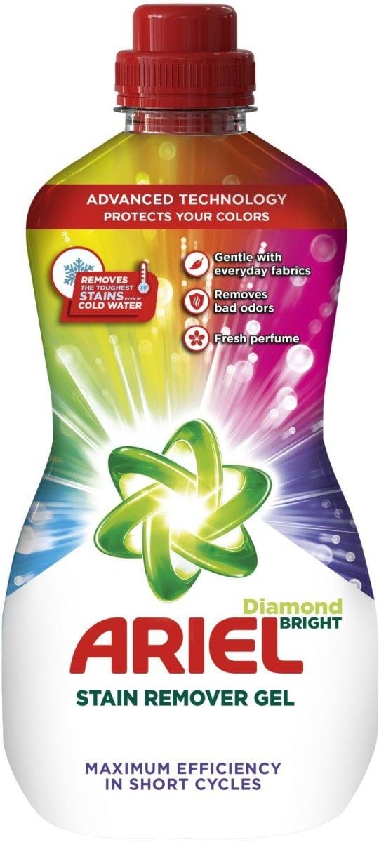 Засіб для видалення плям Ariel Diamond bright для кольорових речей 950 мл