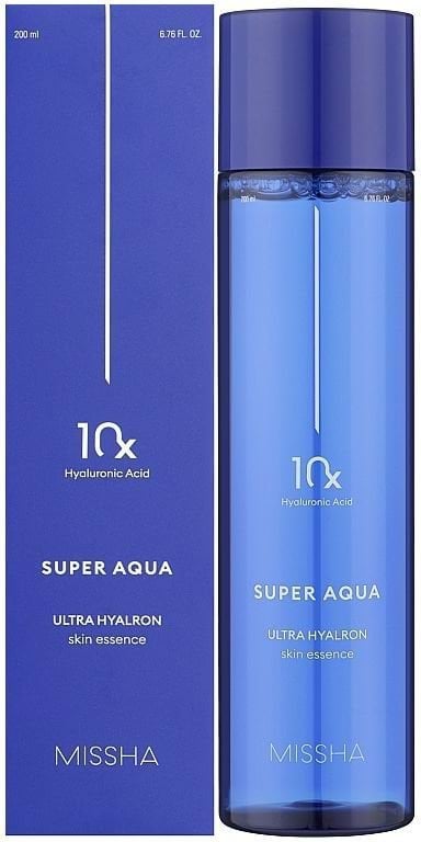Эссенция Missha Super Aqua Ultra Hyalron Skin Essence для увлажнения с гиалуроновой кислотой 200 мл