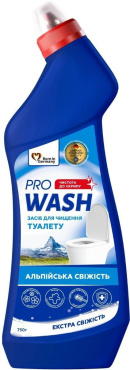 Засіб для чищення унітазу Pro Wash Альпійська свіжість 750 г