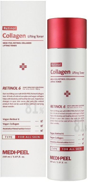 Тоник для лица Medi-Peel Retinol 6 Collagen Lifting Toner омолаживающий 150 мл фото 1
