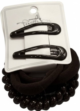 Набор для волос Violetta 2 заколки хлопушки + 4 резинки (CH-SPR-25-609) 1 набор