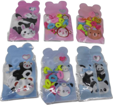 Набір резинок Violetta для волосся (CH-SPR-25-46) 24 шт (колір в асортименті)