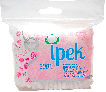 Ватні палички IPEK у поліетиленовому пакеті, 200 шт