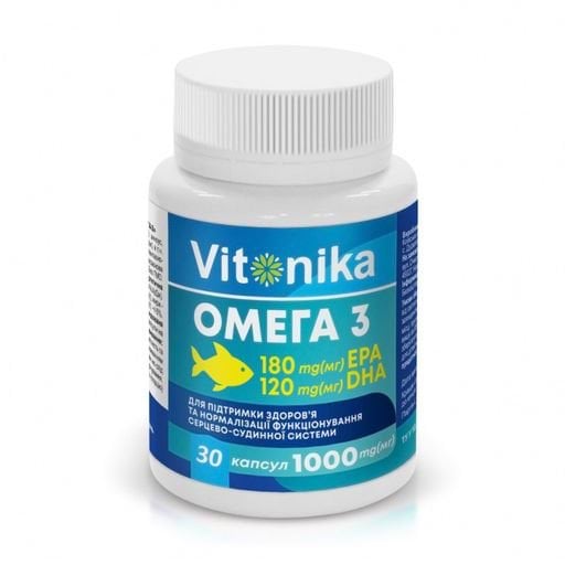 Vitonika Омега-3 1000 мг в мягких капсулах №30