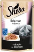Вологий корм для котів Sheba Selection in Sauce з лососем в соусі 85 г