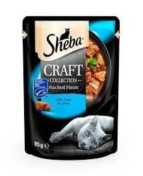 Влажный корм для котов Sheba Selection in Sauce с тунцом в соусе 85 г