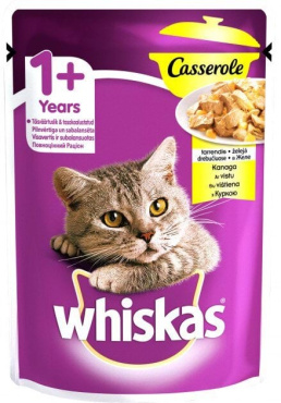 Вологий корм для котів Whiskas c куркою в желе 85 г